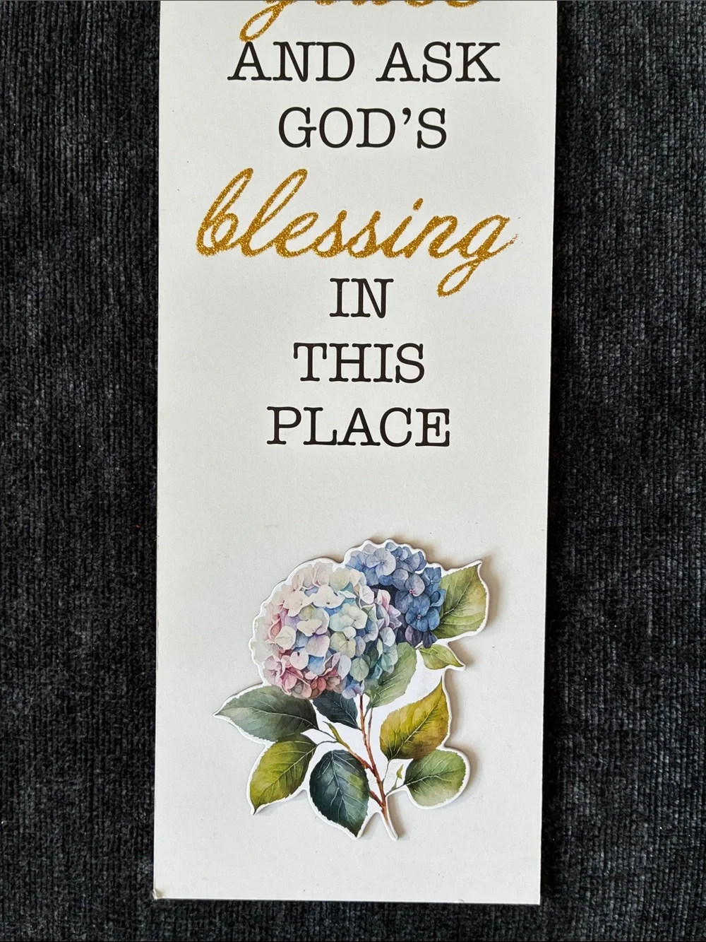 NWT- We Open Our Home In Love & Grace And Ask God’s Blessing In This Place Sign